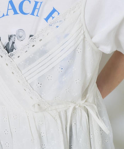 印度蕾絲蕾絲細肩帶上衣