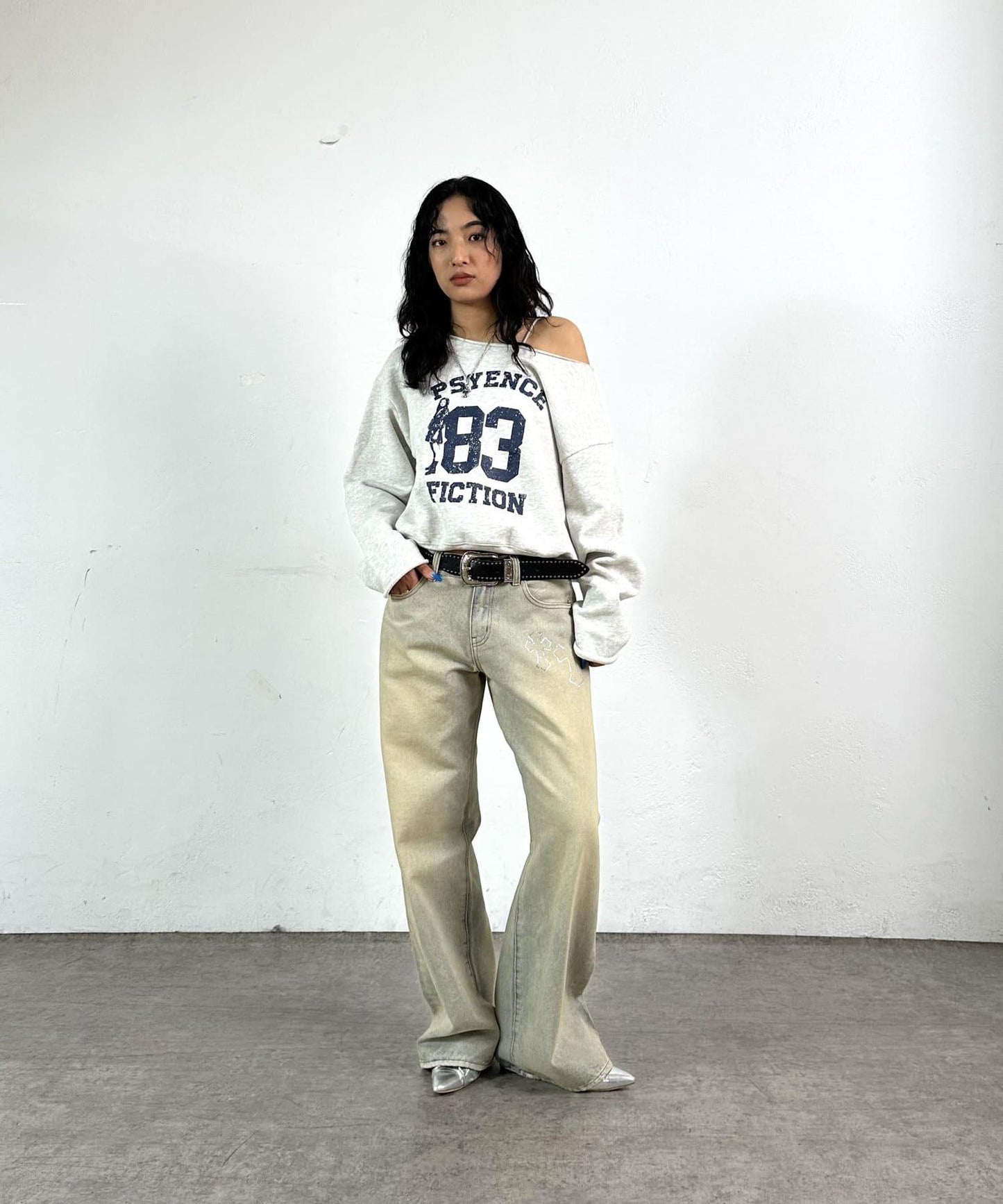 【SLOPPY/斯洛比】水鑽低腰牛仔褲