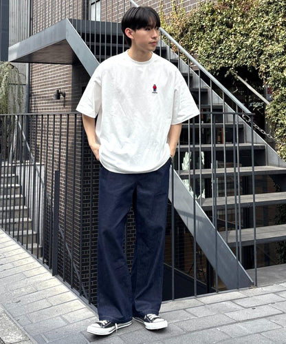 【中年男士】中性款一點刺繡短袖T恤