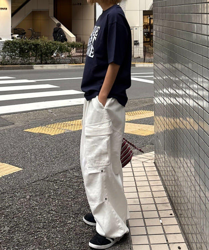 【男女通用】方形logo印花T恤