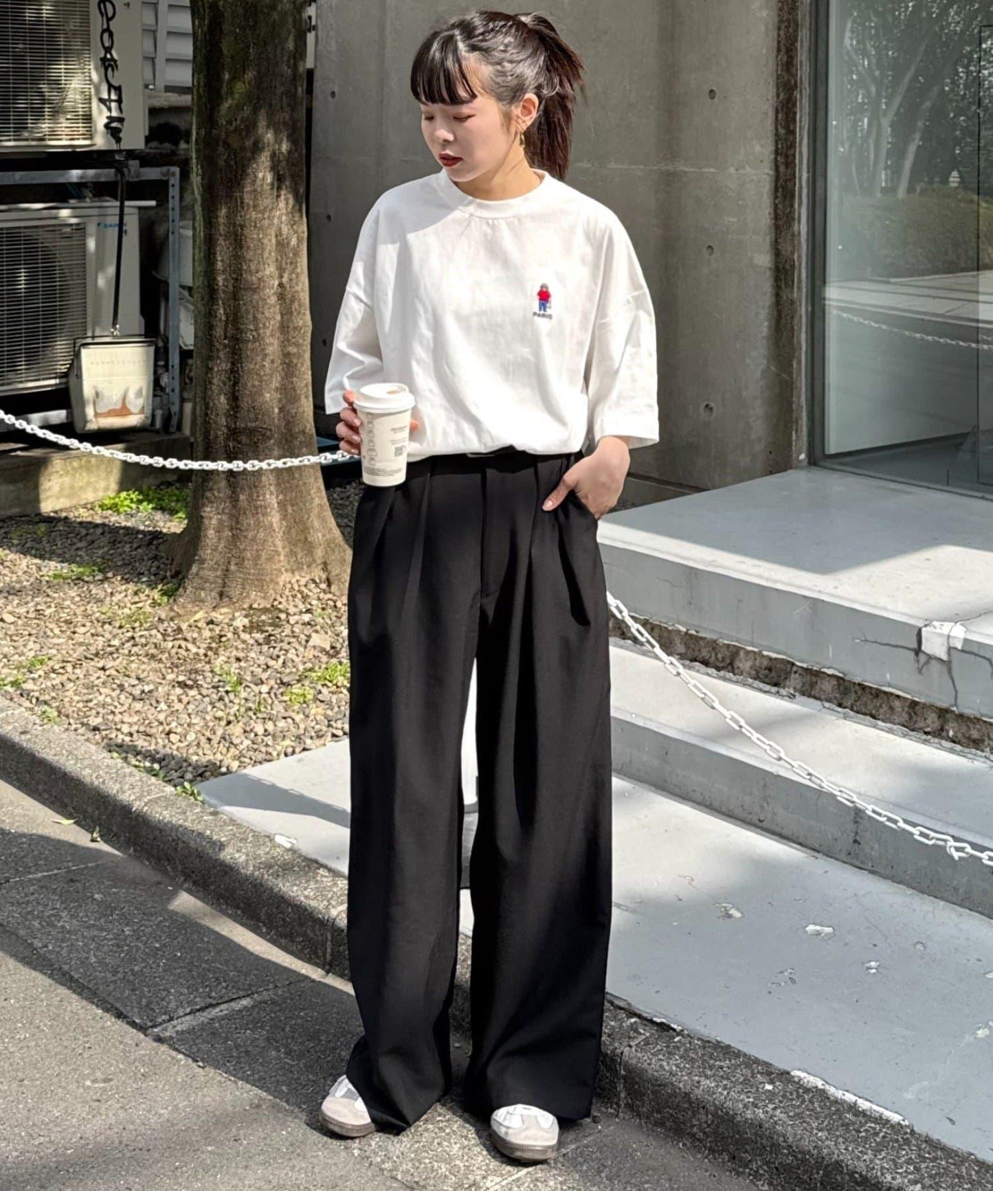 【中年男士】中性款一點刺繡短袖T恤