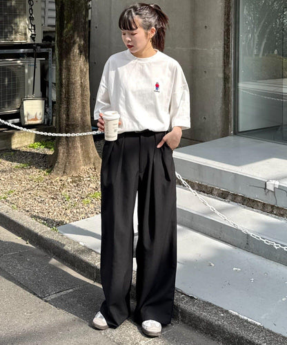 【中年男士】中性款一點刺繡短袖T恤