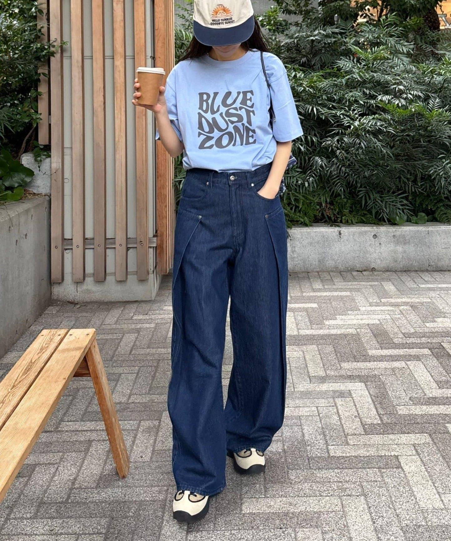 【男女通用】方形logo印花T恤