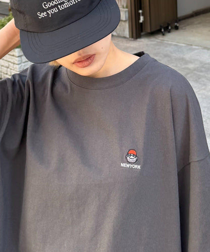 【中年男士】中性款一點刺繡短袖T恤