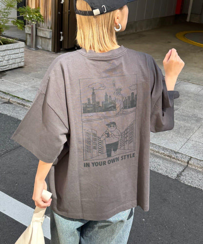 【中年男士】中性款一點刺繡短袖T恤