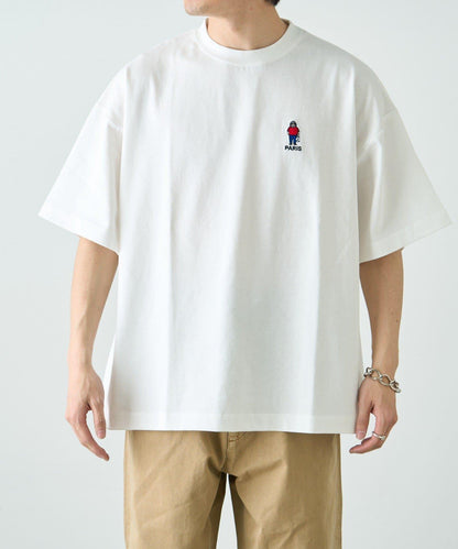 【中年男士】中性款一點刺繡短袖T恤