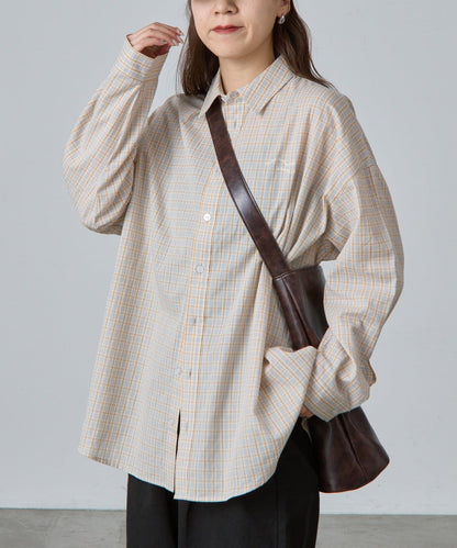 【PIKO企劃】一點刺繡格子襯衫
