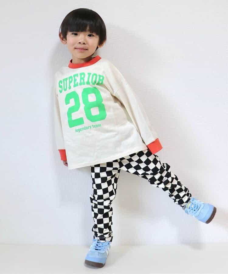 多色印花長袖T恤