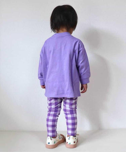 多色印花長袖T恤