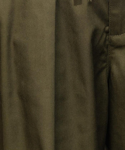 聯名 繫帶鬆緊褶襉褲