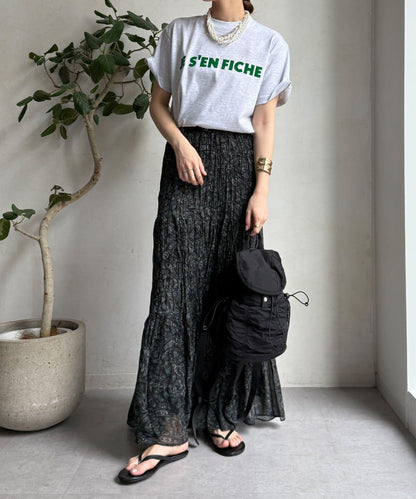 JES'EN FICHE絨布LOGO T恤