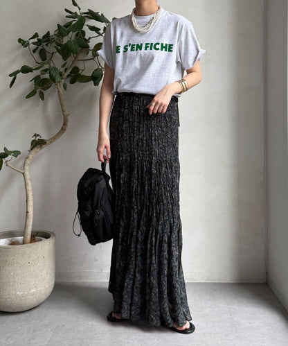 JES'EN FICHE絨布LOGO T恤