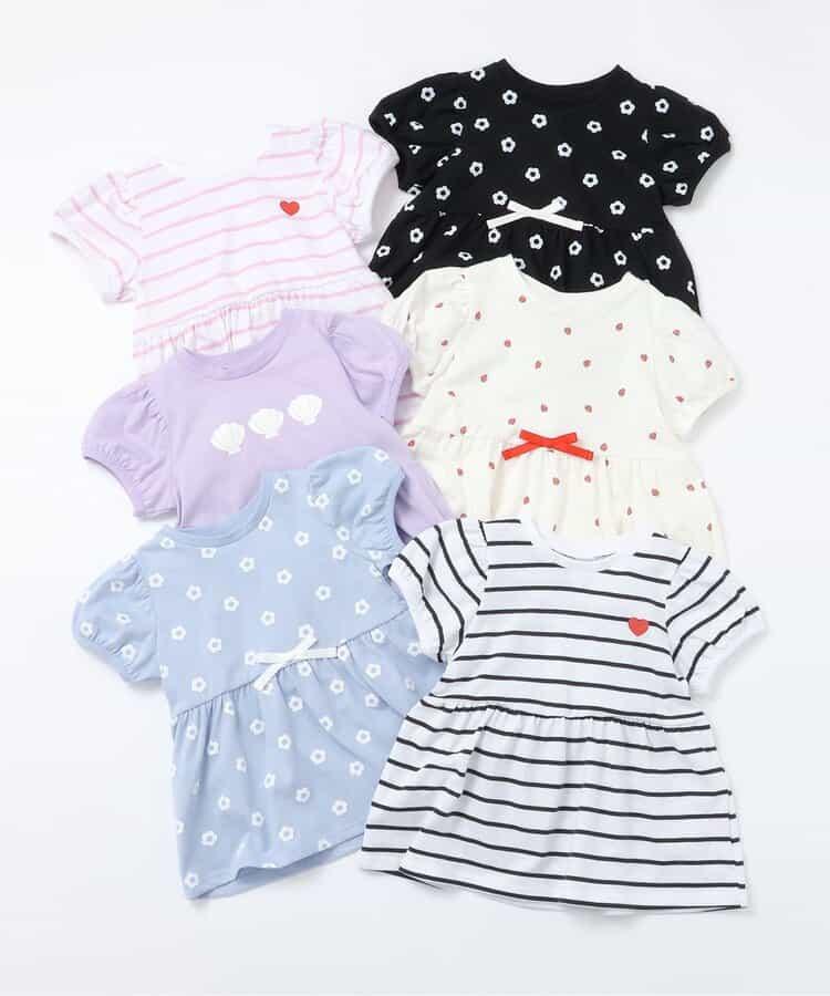 荷葉邊泡泡袖T恤｜7天風格