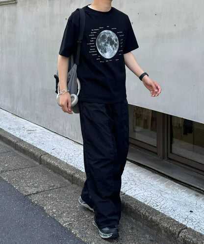 【限定】月球撞擊坑Logo印花T恤