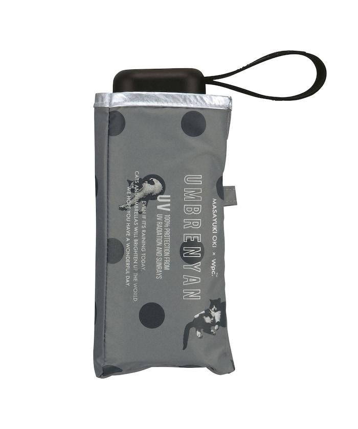 遮光 防曬小貓 圓點 迷你 晴雨兼用 摺疊雨傘