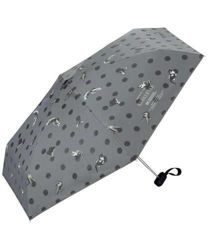 遮光 防曬小貓 圓點 迷你 晴雨兼用 摺疊雨傘