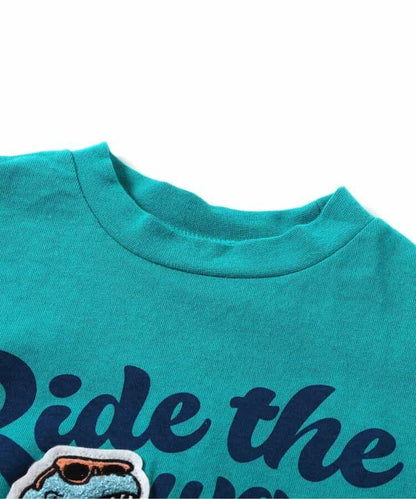 動物圖案印花T恤