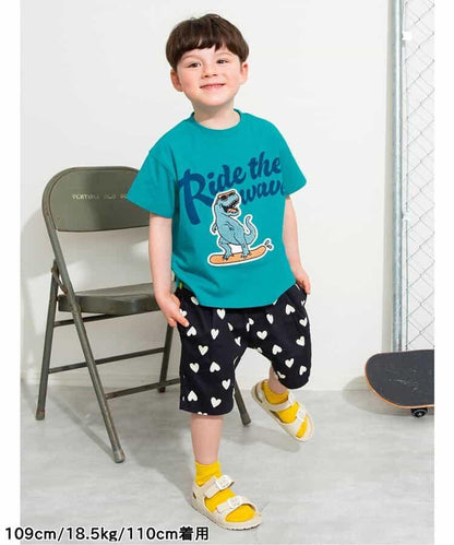 動物圖案印花T恤