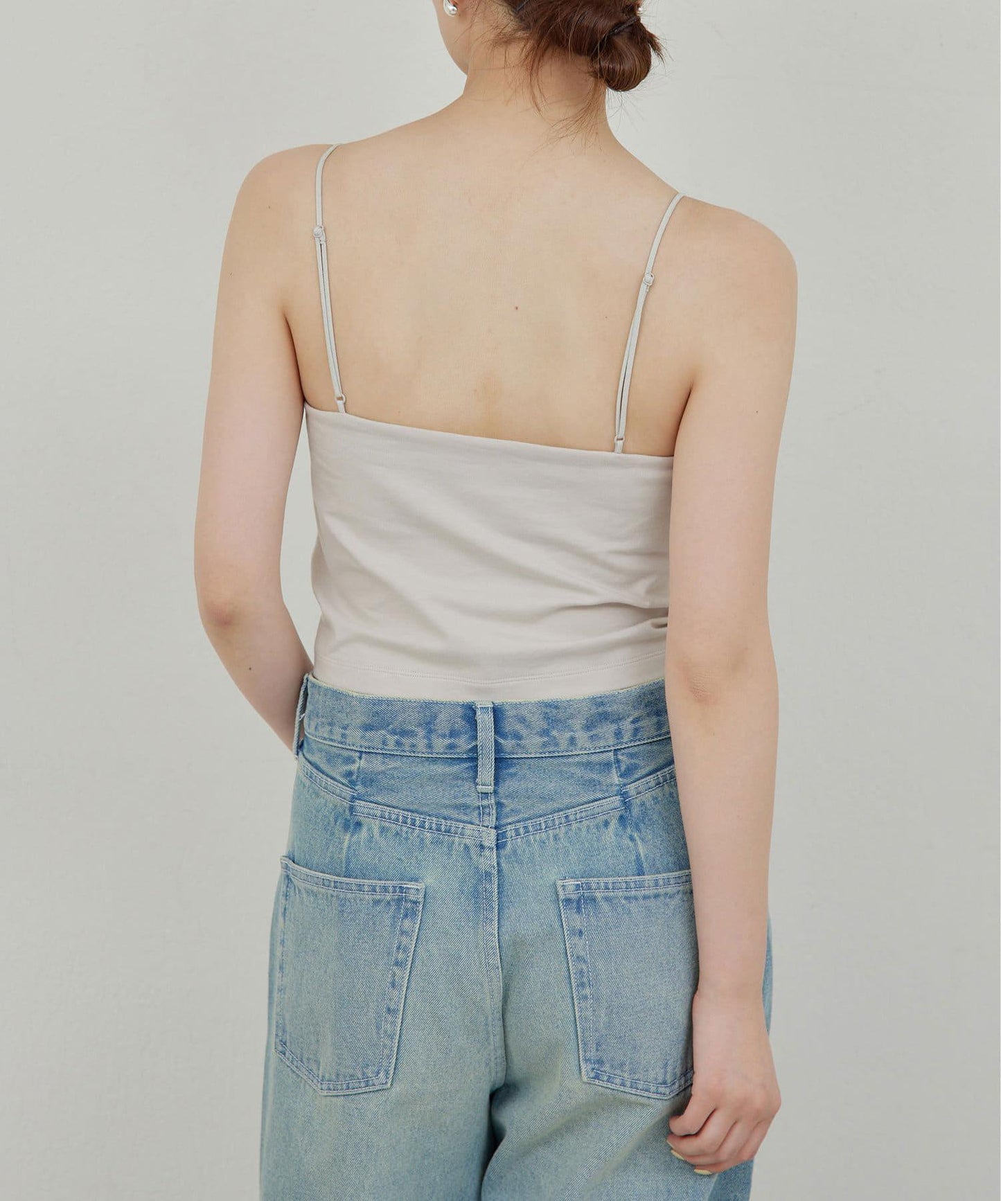 【La nature linge】短款熊圖案吊帶背心