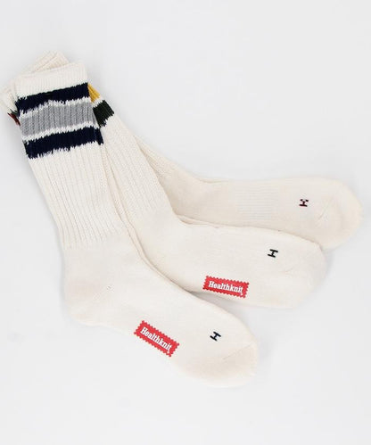 配色3條線 船襪(25.0-27.0cm適用)