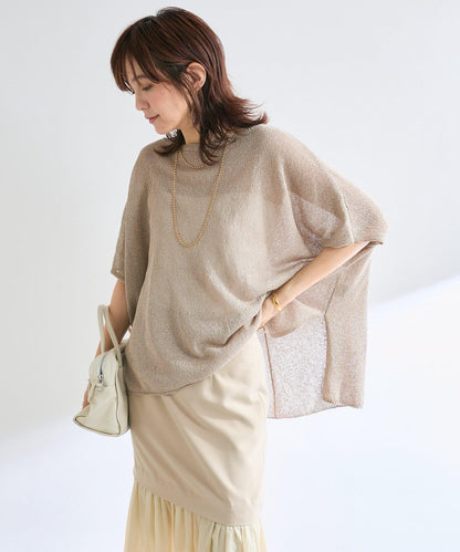 【清爽易穿】紙質雨披針織衫