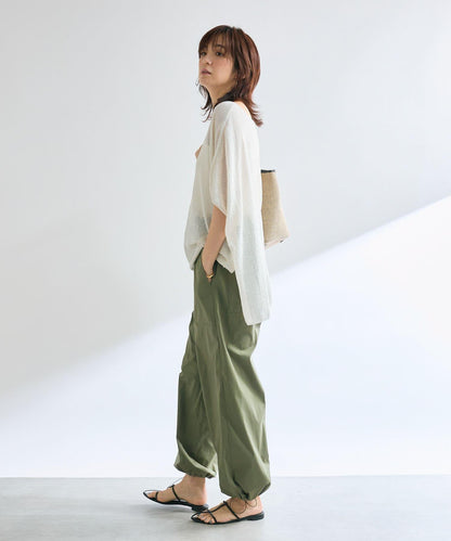 【清爽易穿】紙質雨披針織衫