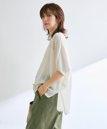 【清爽易穿】紙質雨披針織衫