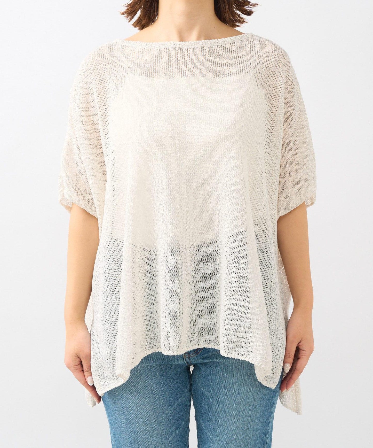 【清爽易穿】紙質雨披針織衫