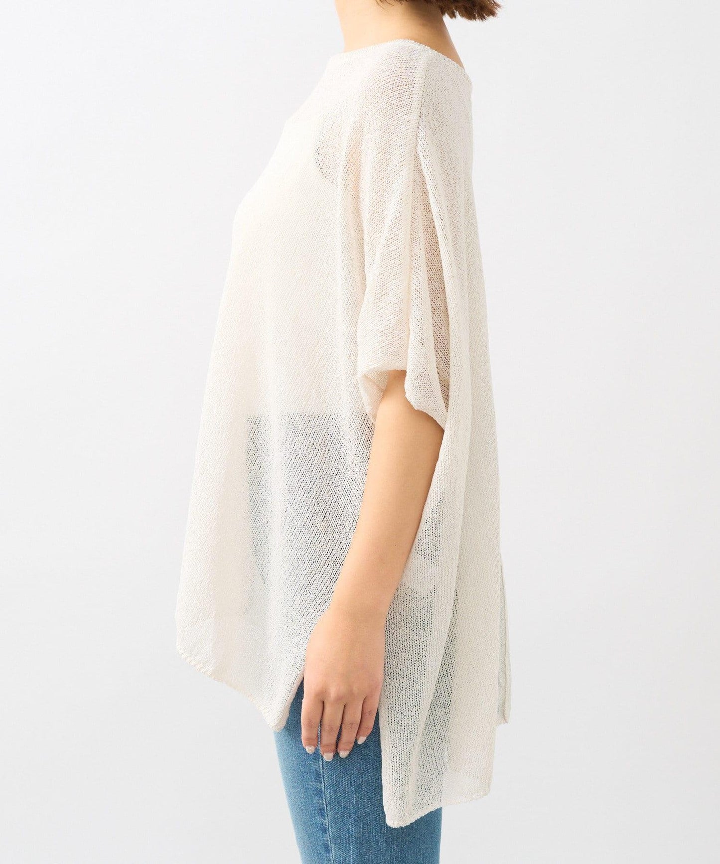 【清爽易穿】紙質雨披針織衫