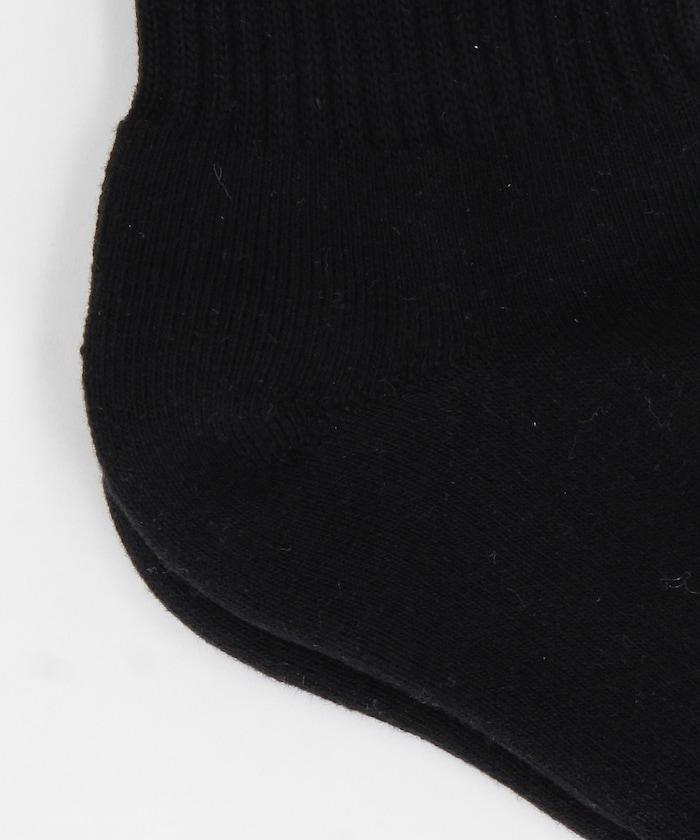 一點標誌刺繡 四分之一襪子（25.0-27.0厘米適用）