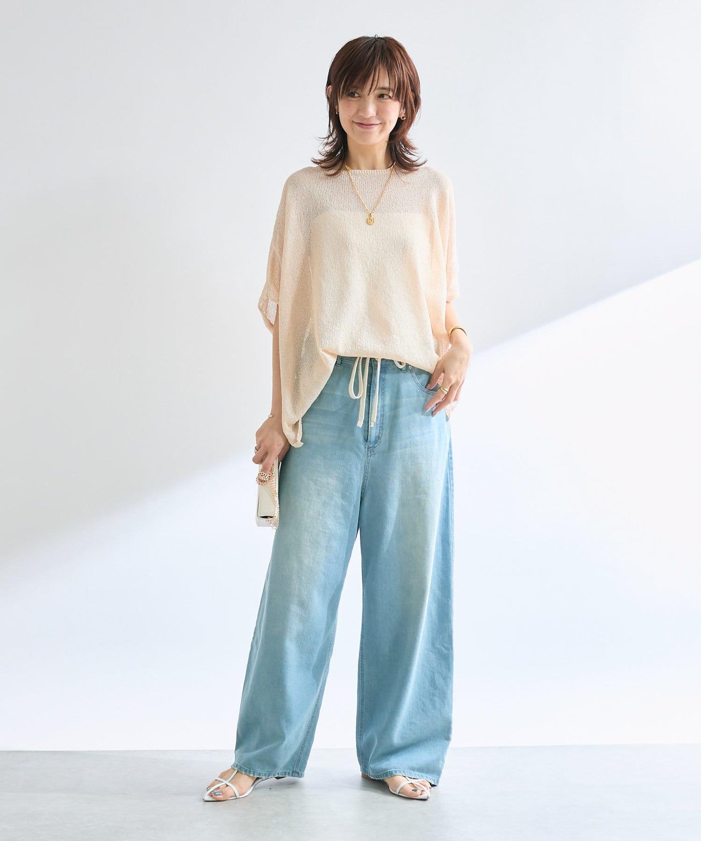 【清爽易穿】紙質雨披針織衫