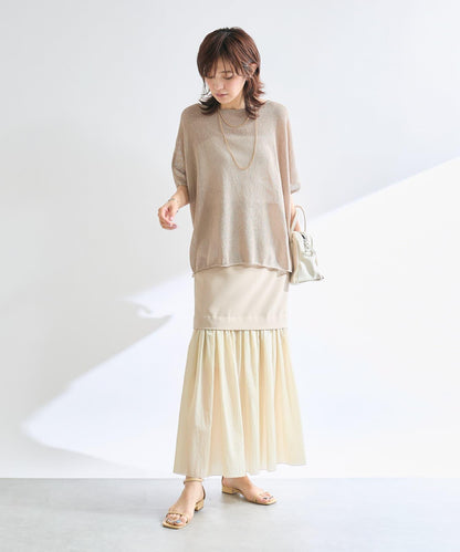 【清爽易穿】紙質雨披針織衫