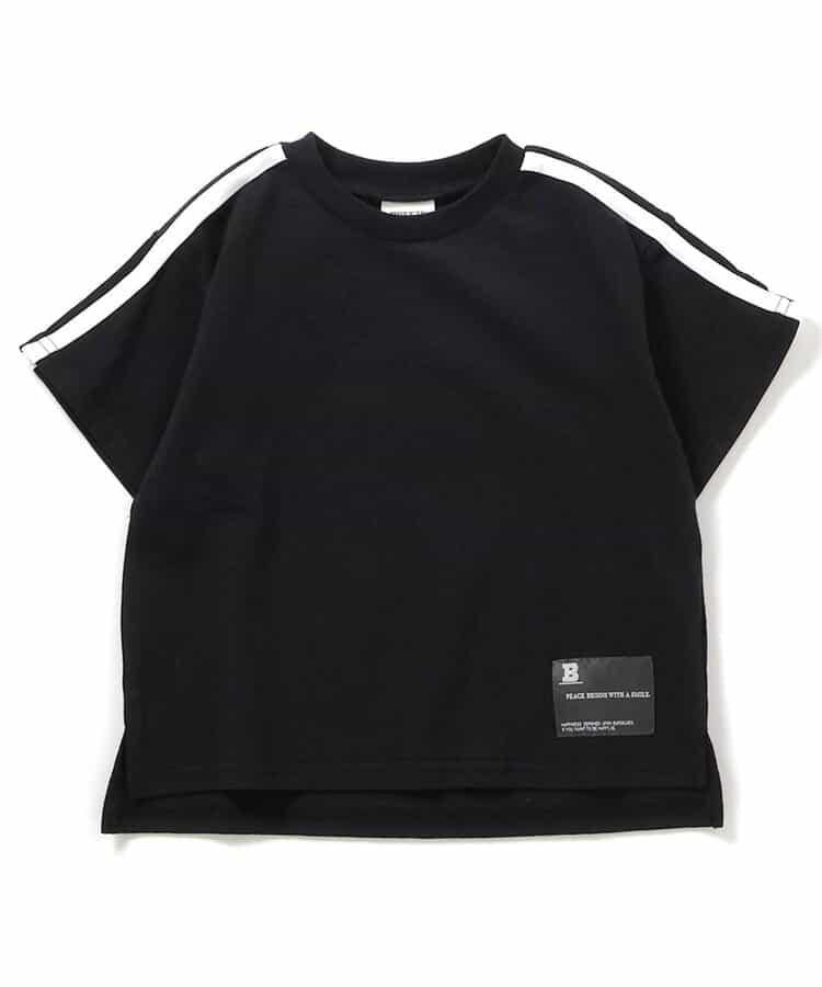 袖線後方Logo T恤