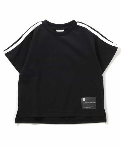 袖線後方Logo T恤