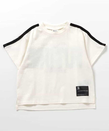 袖線後方Logo T恤