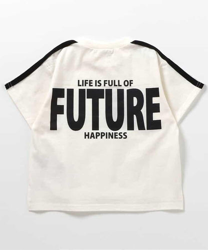 袖線後方Logo T恤