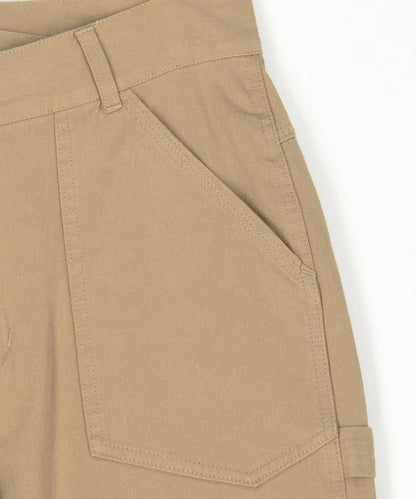 交叉裝飾繪畫寬鬆褲