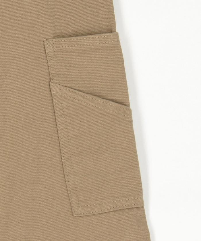 交叉裝飾繪畫寬鬆褲