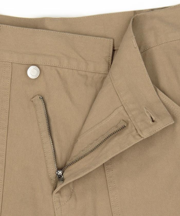 交叉裝飾繪畫寬鬆褲