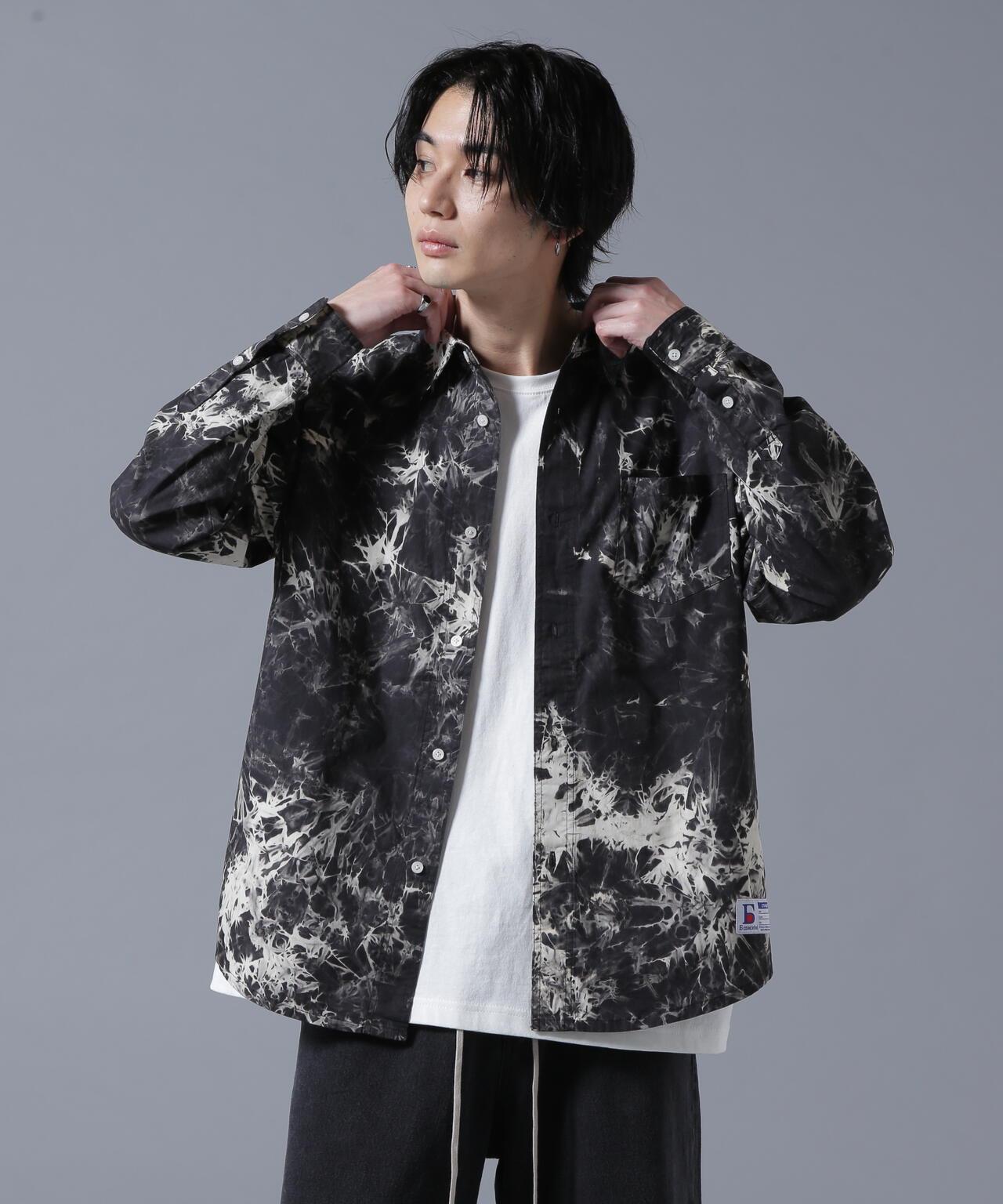 【＆DEPOT限定】感謝/打結染長款襯衫
