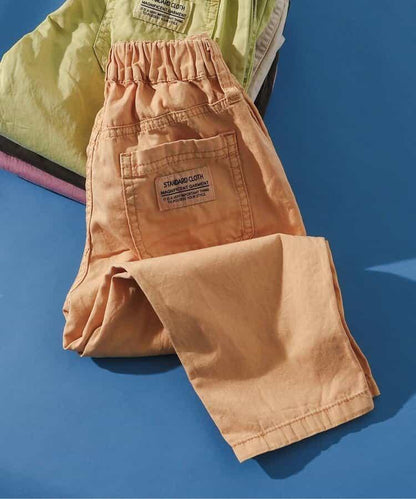 產品染色拼接褲