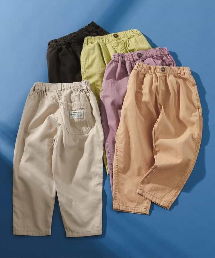 產品染色拼接褲