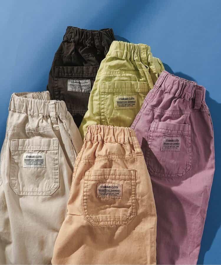 產品染色拼接褲