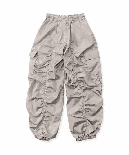 閃亮褶皺工裝褲