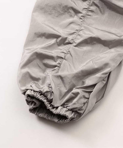 閃亮褶皺工裝褲