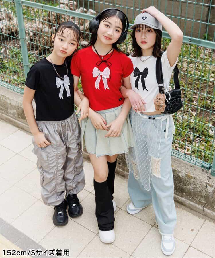 閃亮褶皺工裝褲