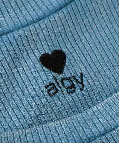 顏料露肩條紋T恤