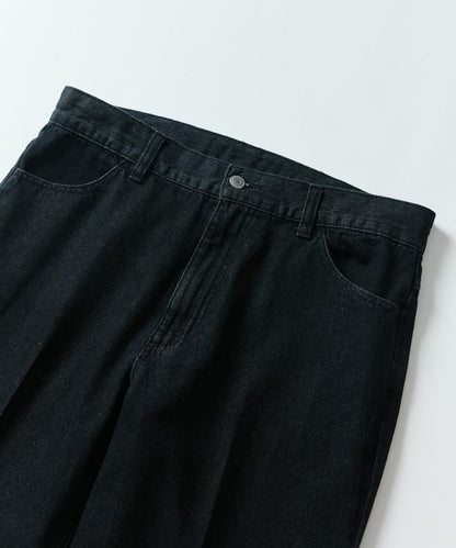 修身牛仔喇叭褲