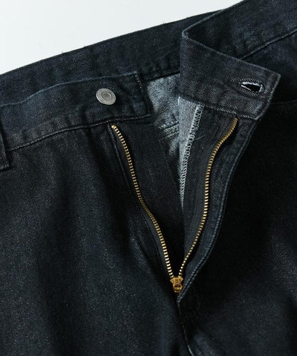 修身牛仔喇叭褲