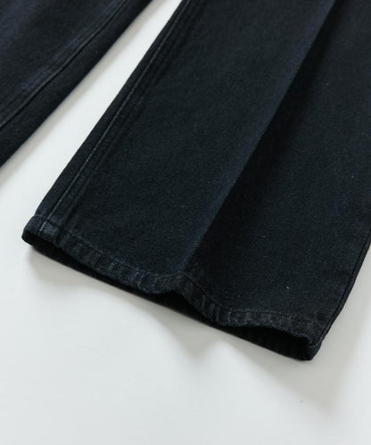 修身牛仔喇叭褲